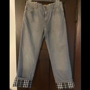 Kids Burberry Capri Pants, Size 12y